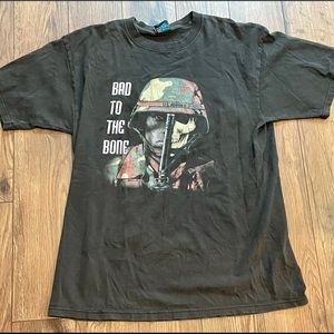 Vintage usa army soldier t-shirt